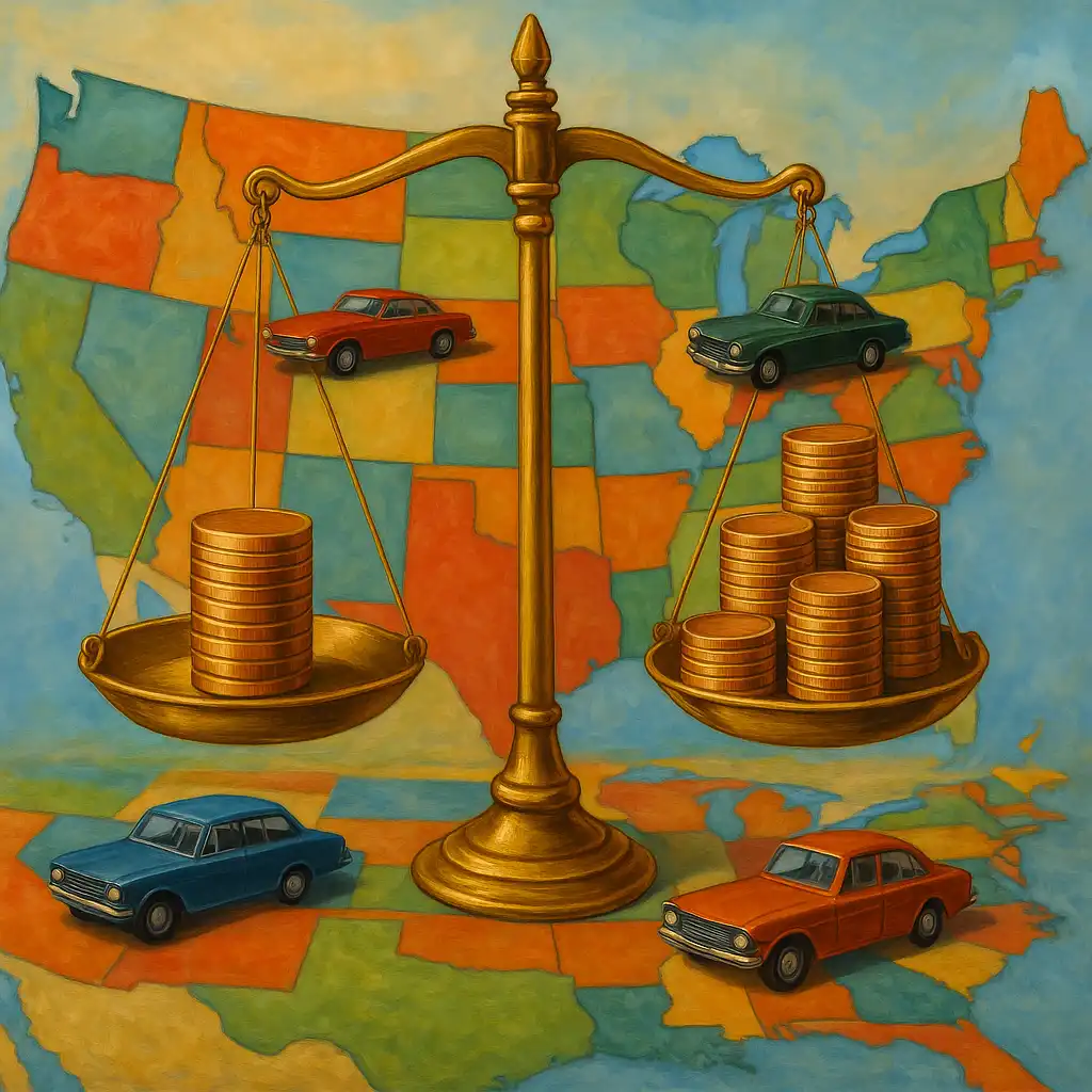 The most and least expensive states for car insurance in 2025